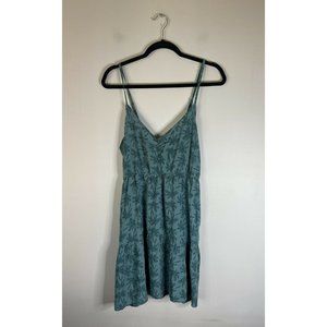 gef france Sun Dress Spaghetti Straps Tropical Size Large NWT